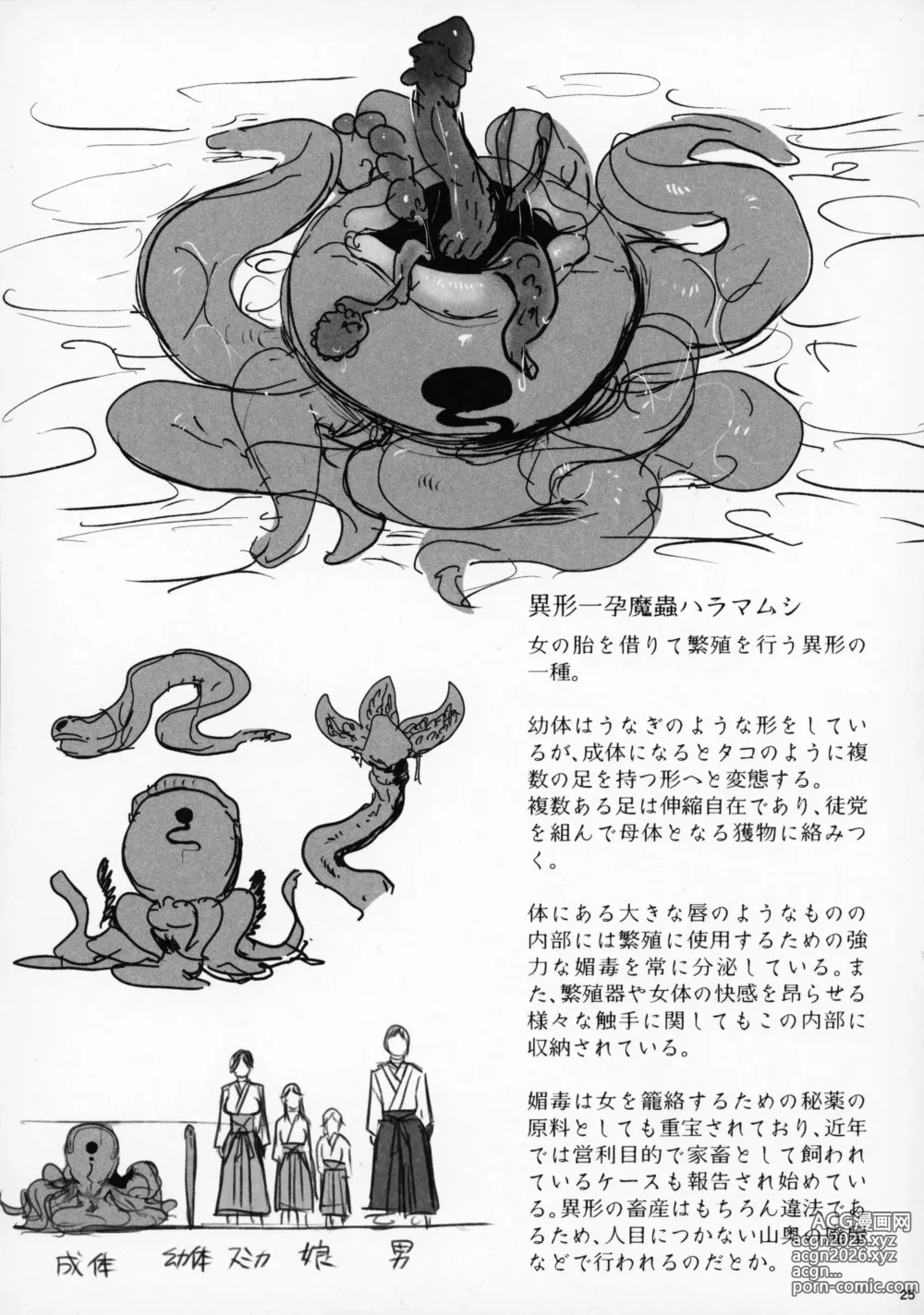 Page 24 of doujinshi Tsuiroku Igyou Koubi Kairaku Jigoku
