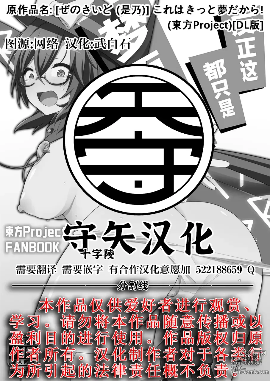 Page 27 of doujinshi 反正这都只是梦而已啦！