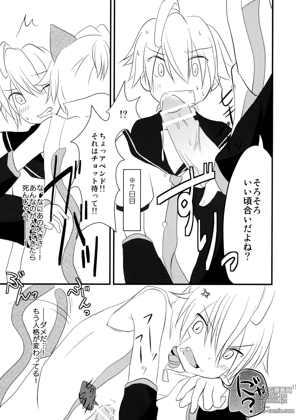 Page 14 of doujinshi Apenyan to Akutowan to An Aan