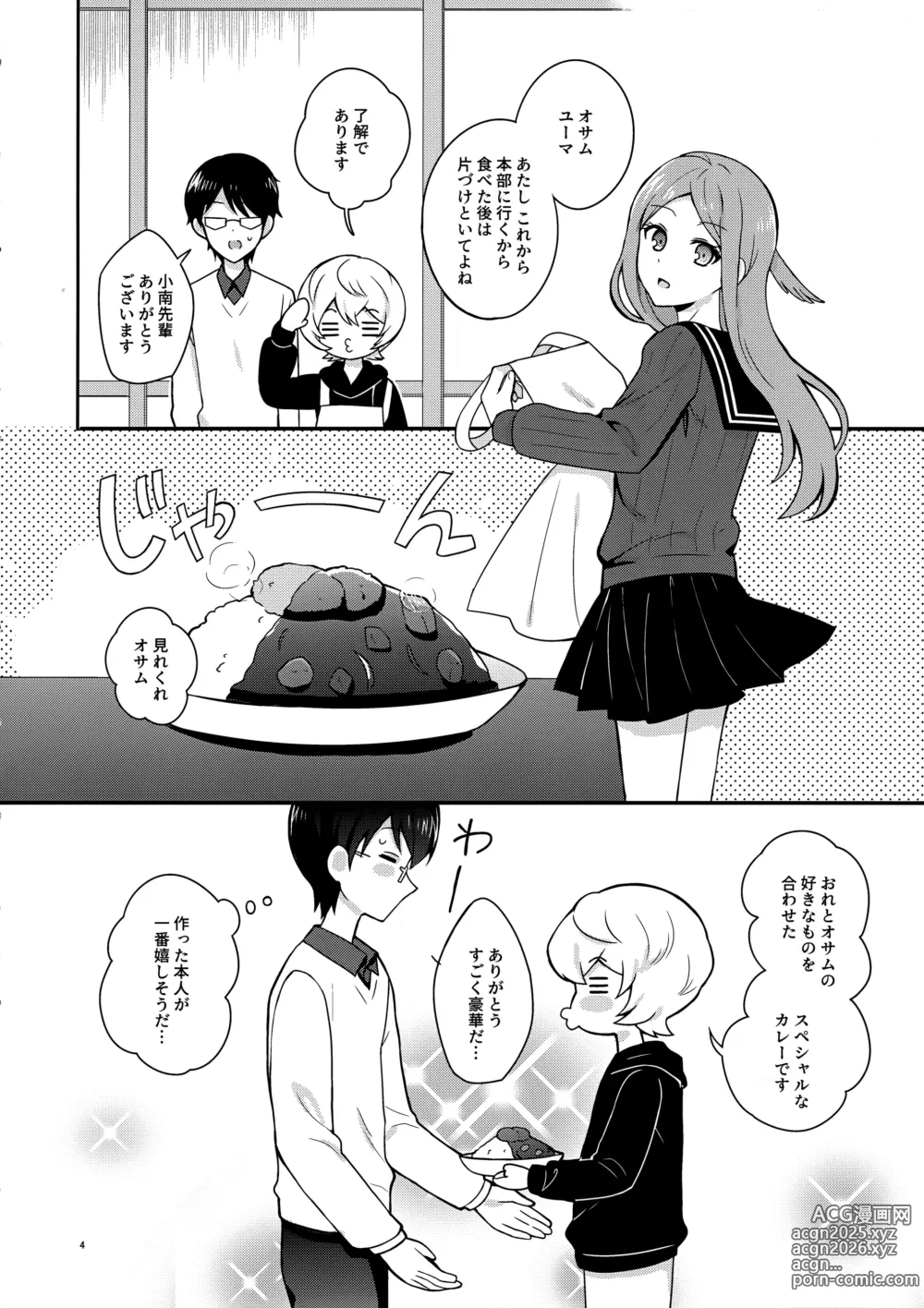 Page 3 of doujinshi Yoru o Tomenaide