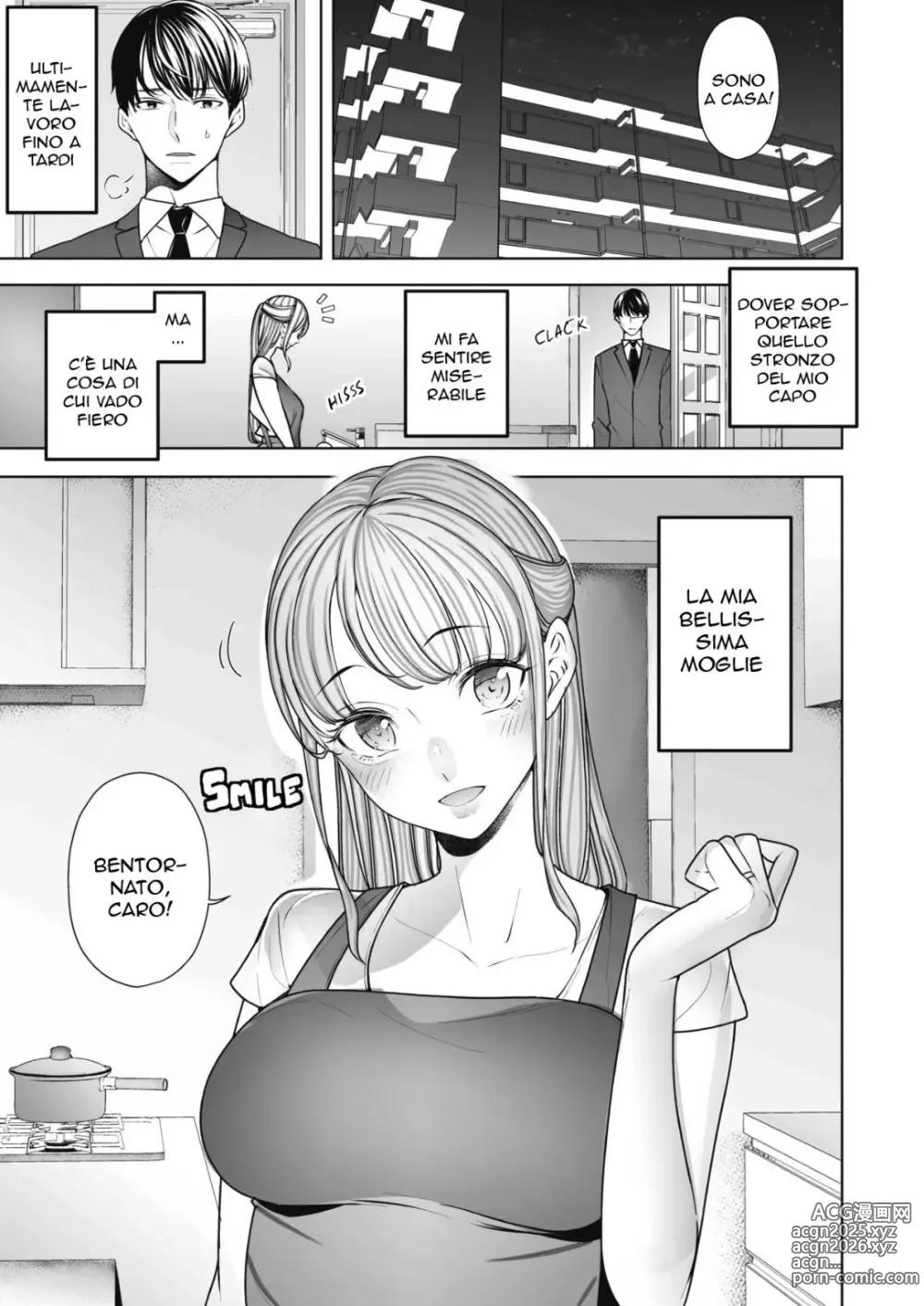 Page 3 of doujinshi Boku wa Tsuma ga Netorare Nando mo Ikasareru Sugata o Mitsuzuketa. Soushuuhen