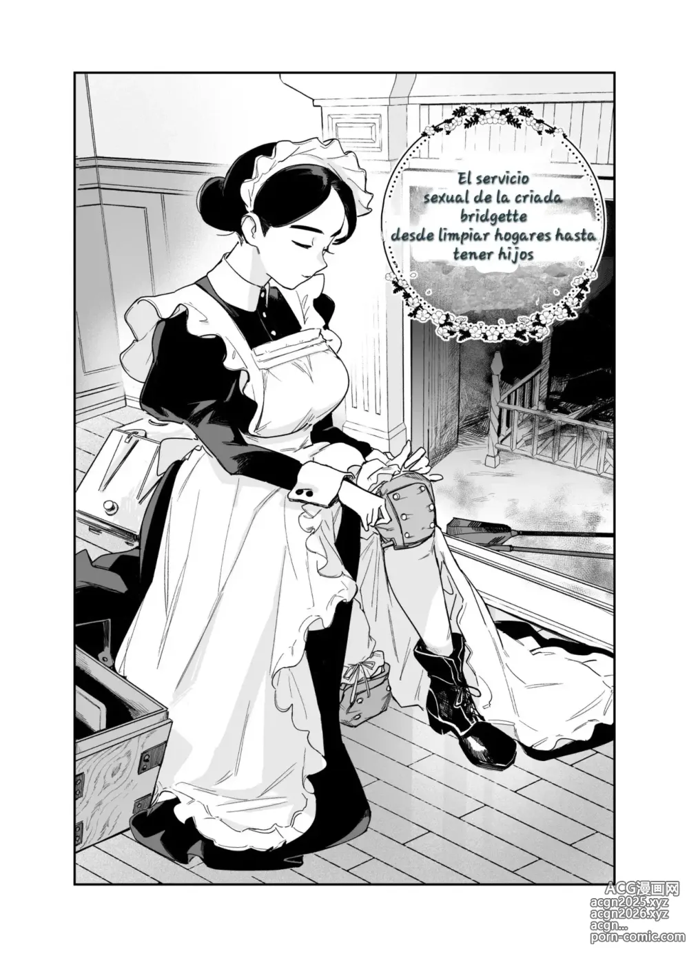 Page 3 of doujinshi Wagaya no Housemaid Bridget Sei no Gohoushi ~Danro Souji kara Kozukuri made~