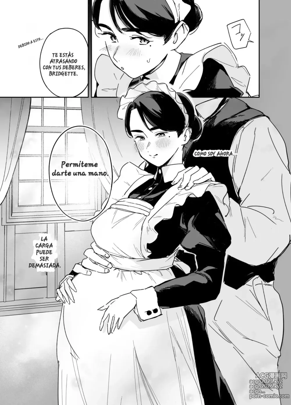 Page 28 of doujinshi Wagaya no Housemaid Bridget Sei no Gohoushi ~Danro Souji kara Kozukuri made~