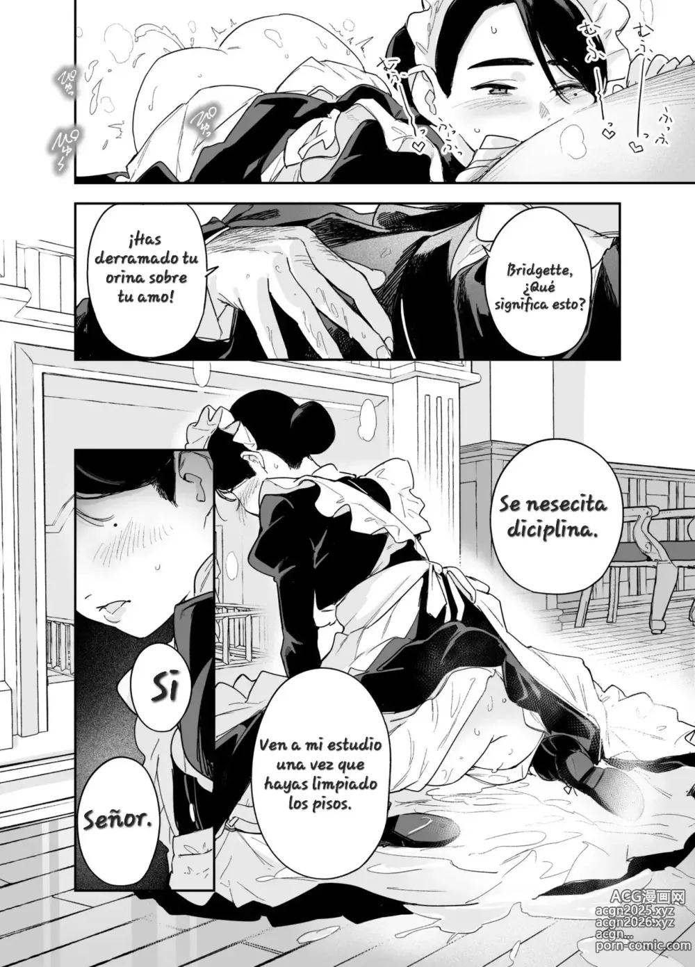 Page 9 of doujinshi Wagaya no Housemaid Bridget Sei no Gohoushi ~Danro Souji kara Kozukuri made~
