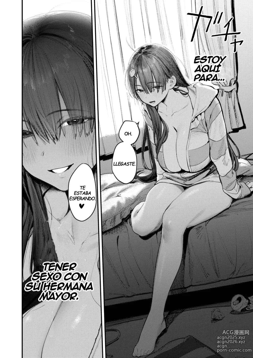 Page 4 of doujinshi El Cuarto del Monstruo ~La Hitoria de Cómo Fui Exprimido por La Ermitaña Hermana Mayor de Mi Mejor Amigo~
