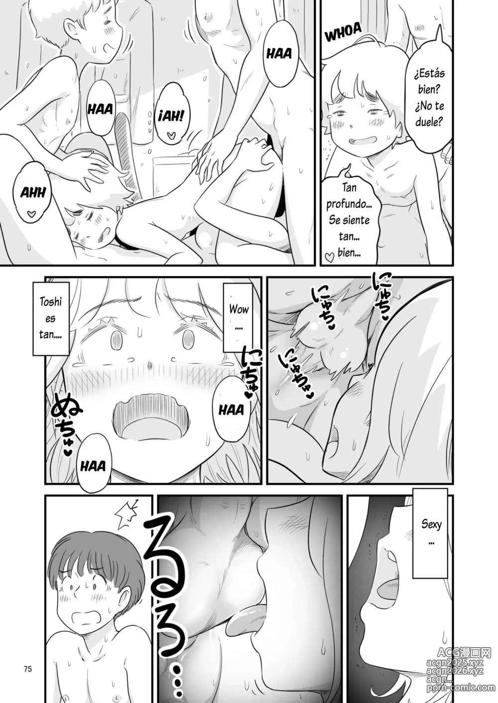 Page 75 of doujinshi ¿¡Mi Querida Novia Fue Tomada Por Mi Encimoso Primito!？