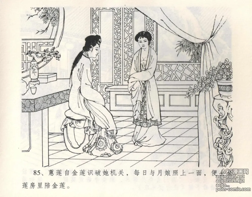 Page 91 of manga 金瓶梅全传 九 偷情藏春坞