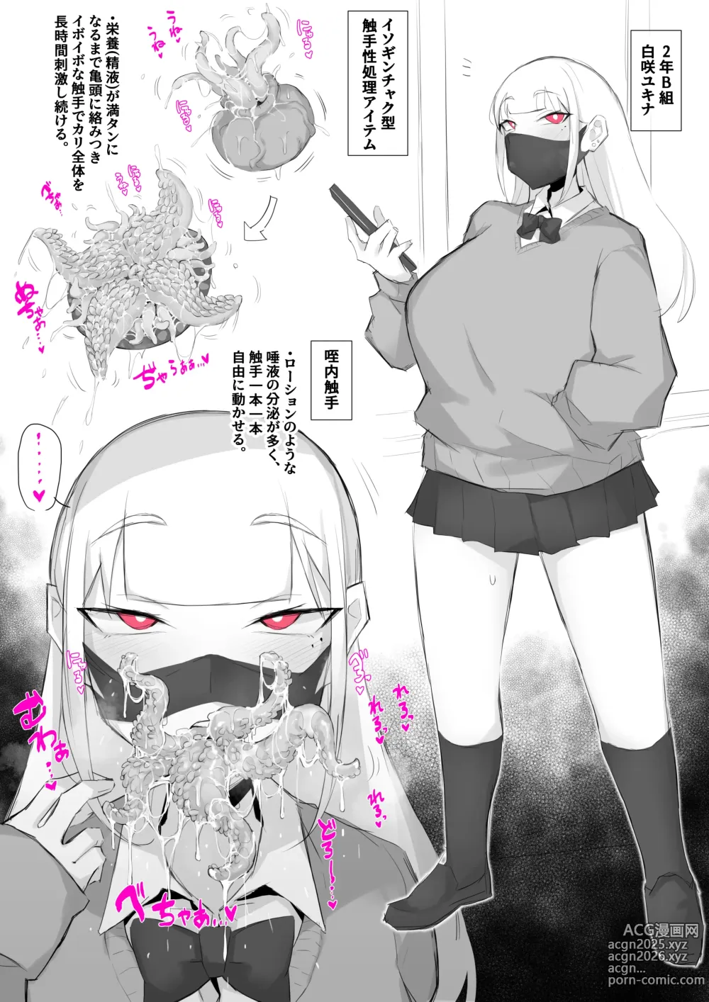 Page 3 of doujinshi Futanari JK-tachi ga Kounai Shokushu de Mechakucha ni Naru Hanashi