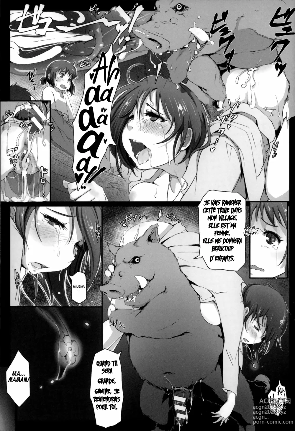 Page 3 of manga Sœur des Orcs