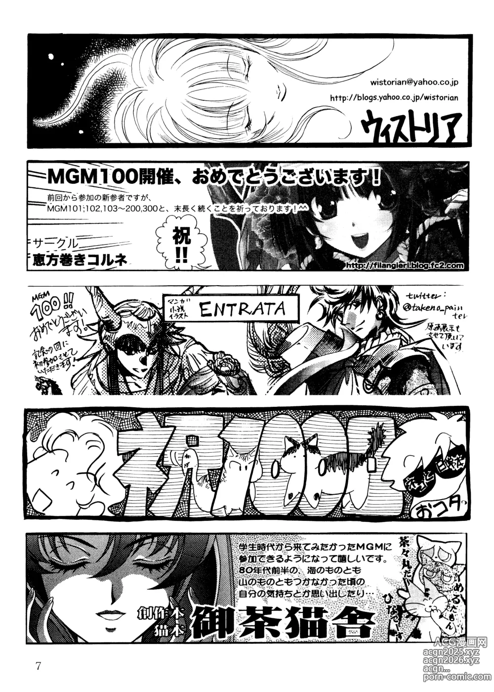 Page 8 of doujinshi MGM100 Catalog