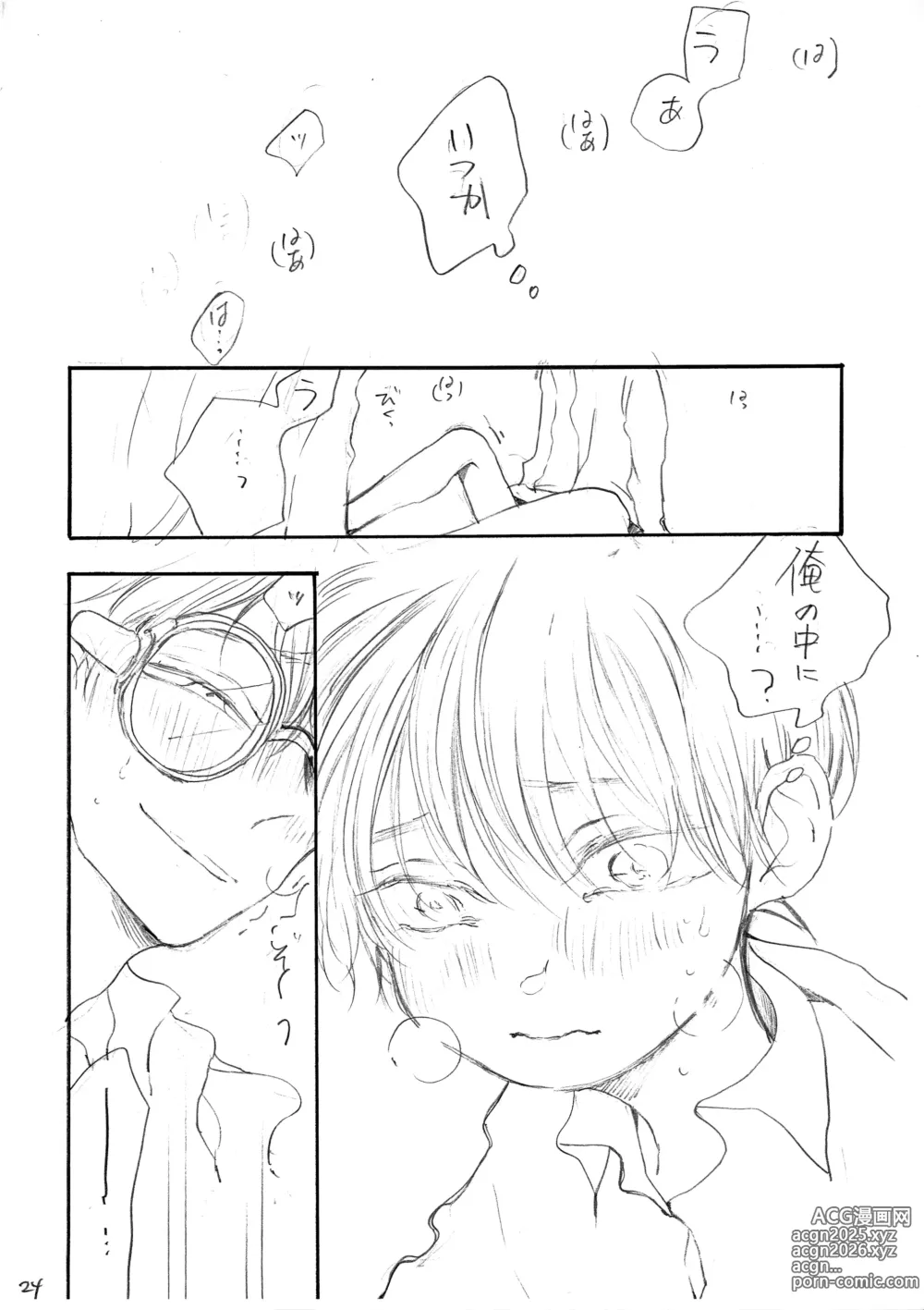 Page 25 of doujinshi Hikari no Umi no Makkurayami