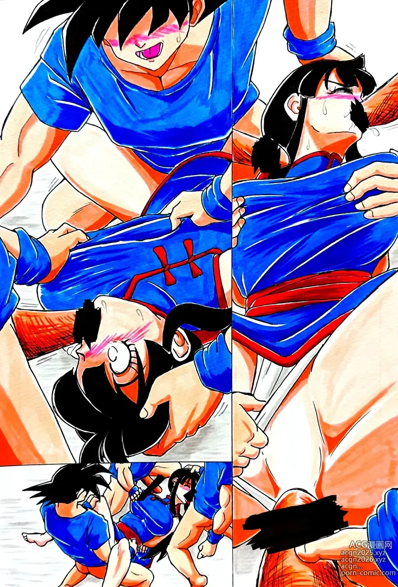 Page 6 of doujinshi Goku and chichi training