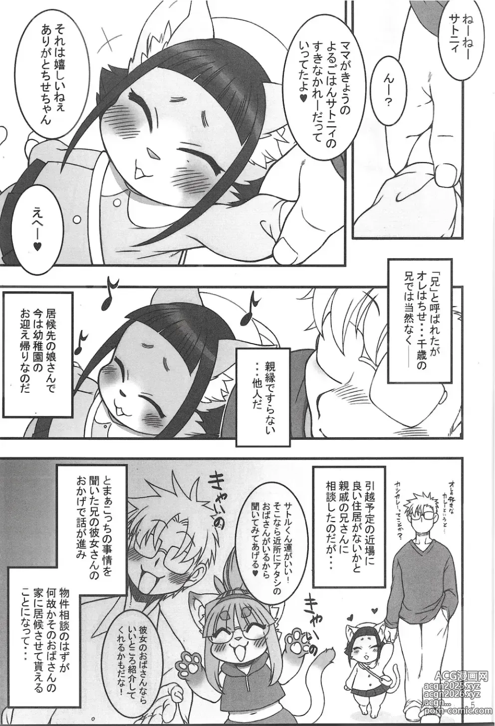 Page 4 of doujinshi Chiisakute Okkii