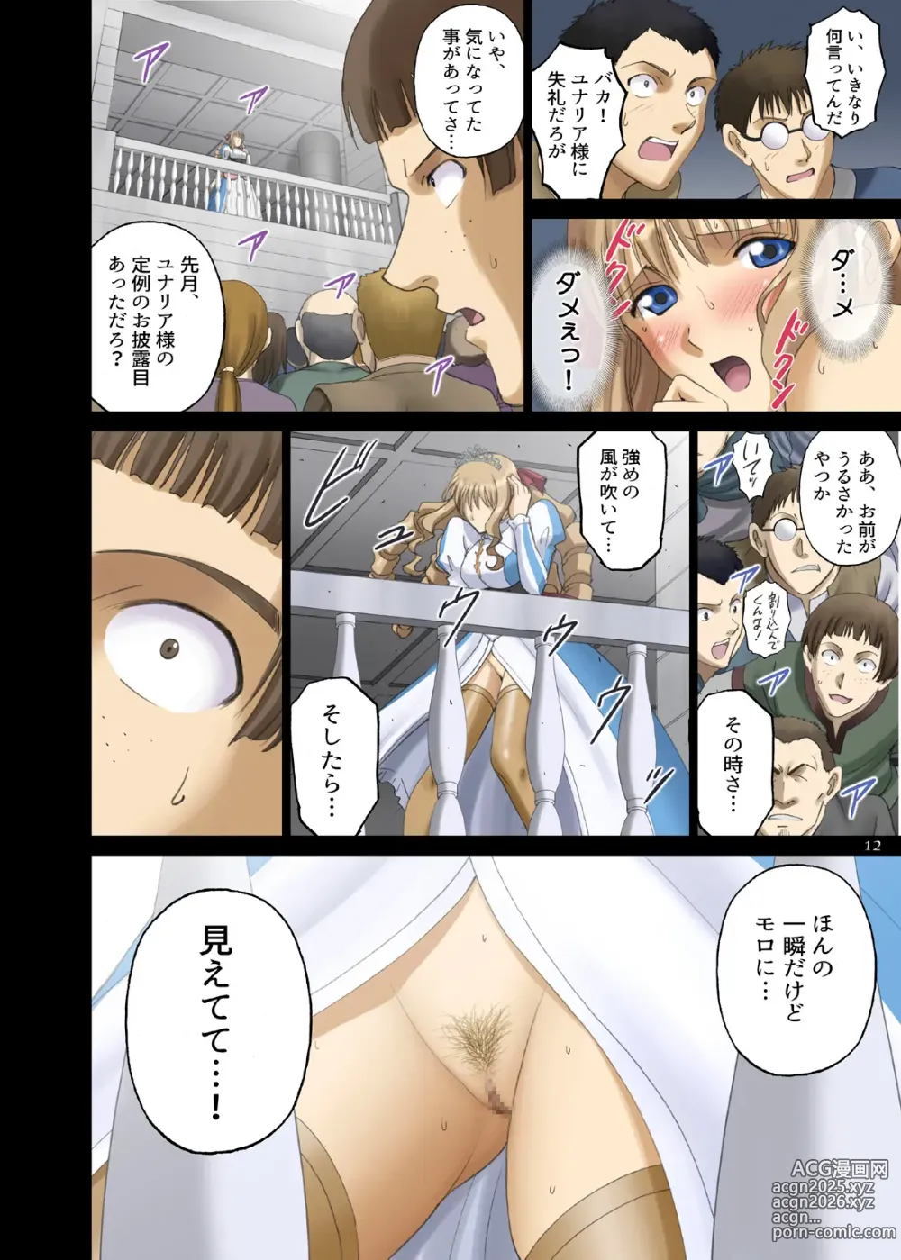 Page 12 of doujinshi Roshutsu Otome Fantasy 2 Oujo wa Inbi na Mirare Makuri ~Yunaria von Vitoria~