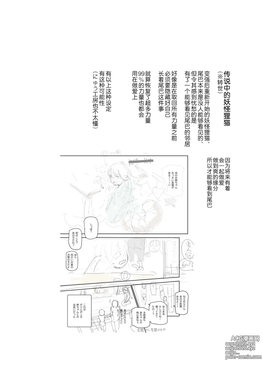 Page 29 of doujinshi 快变身吧！！小迷糊姐姐！！EX 拿到了住在附近的妖怪狸猫姐姐的把柄 让姐姐变身为手办还有网游角色亦或是心上人的样子 然后跟小迷糊姐姐做爱做到爽的故事！！