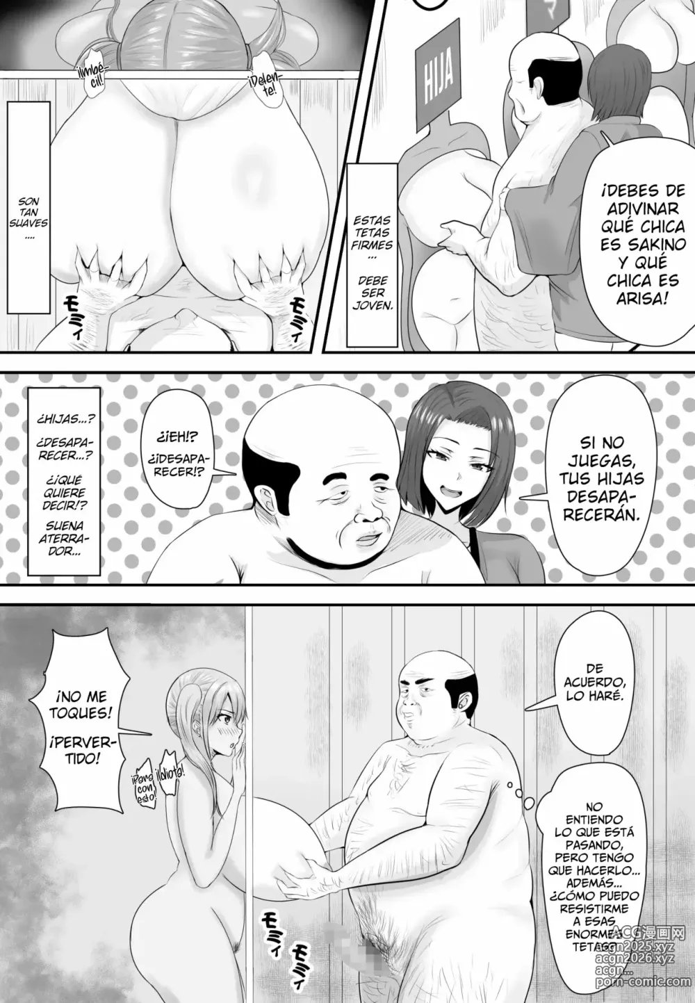 Page 11 of doujinshi Adivina Cuales Son Las Tetas y El Culo De Tus Hijas JK Para Poder Salvarlas!
