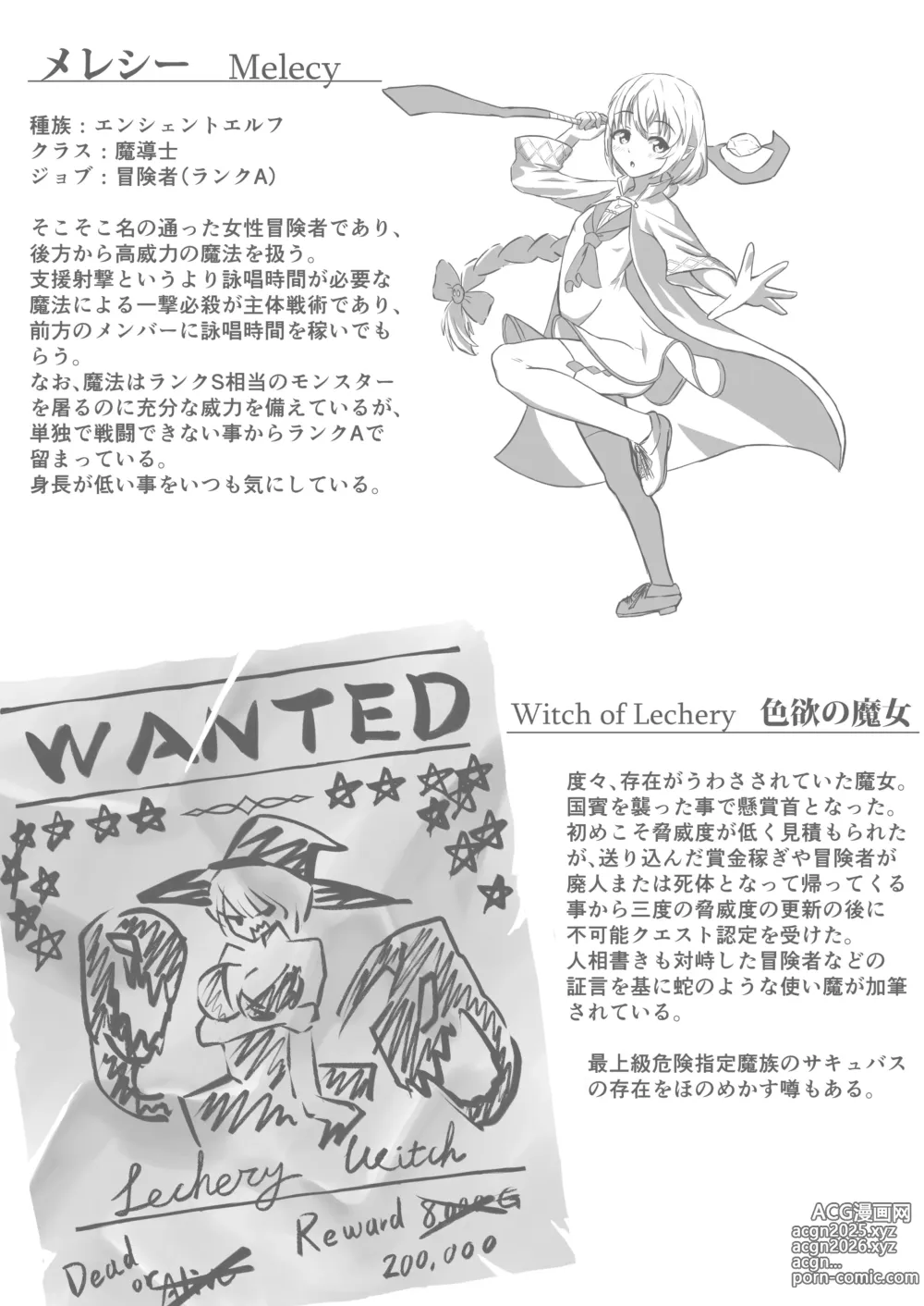 Page 5 of doujinshi Madoushi Melecy no Tougenkyou