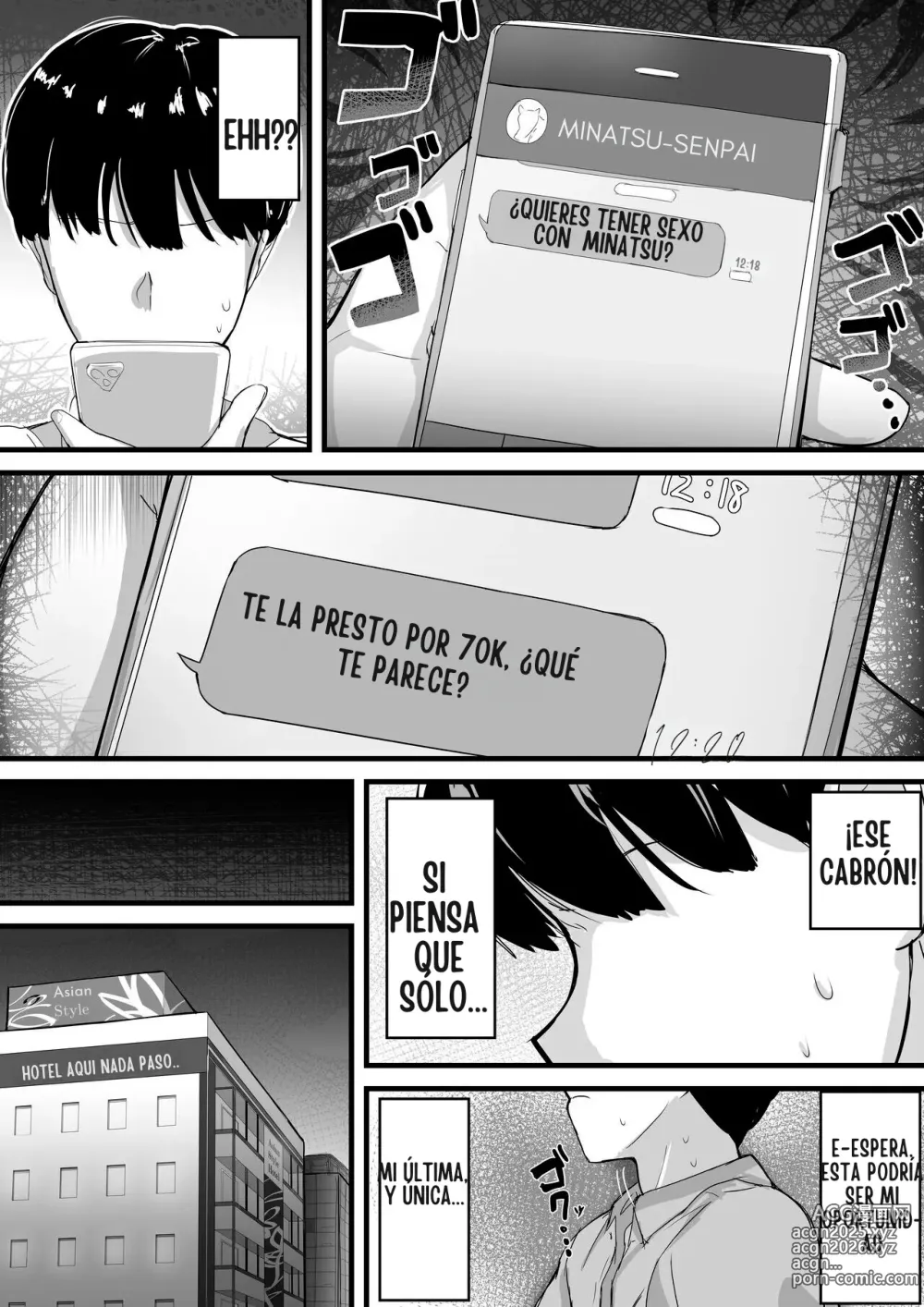 Page 22 of doujinshi Mi Senpai Tetona se Vuelve una Facilota con un Hombre (Actor) Guapo