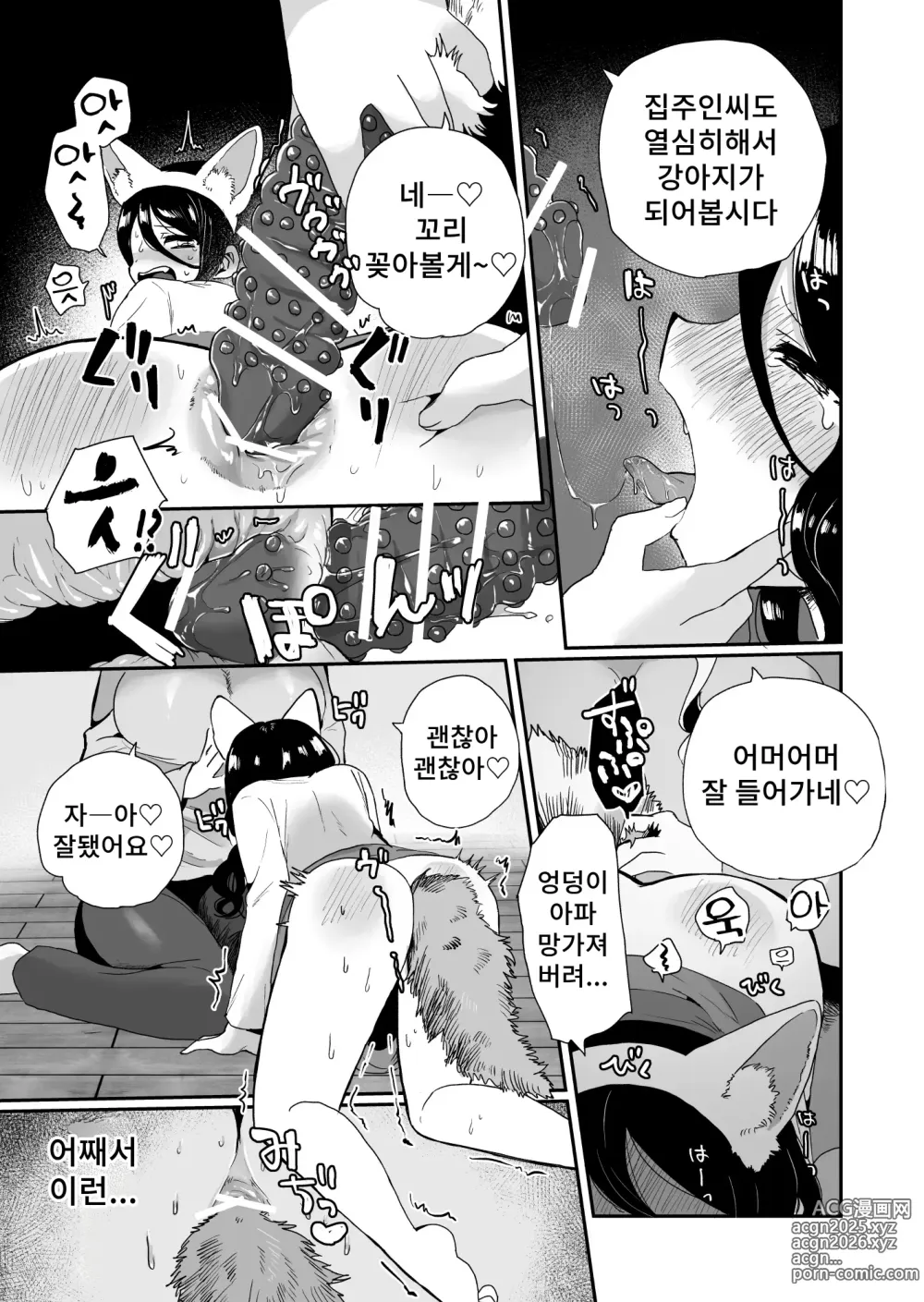 Page 11 of doujinshi 나쁜 집주인 애완동물화 조교