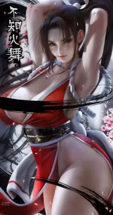 shiranui mai(不知火舞)|king of fighters(ザ・キング・オブ・ファイターズ)|sakimichan(咲美ちゃん)