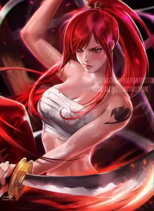 erza scarlet(エルザ・スカーレット)|fairy tail(フェアリーテイル)|sakimichan(咲美ちゃん)