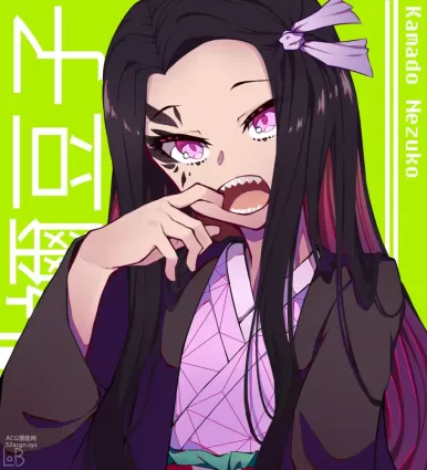 demon(恶魔) kamado nezuko(竈門禰豆子)|kimetsu no yaiba(鬼滅の刃)