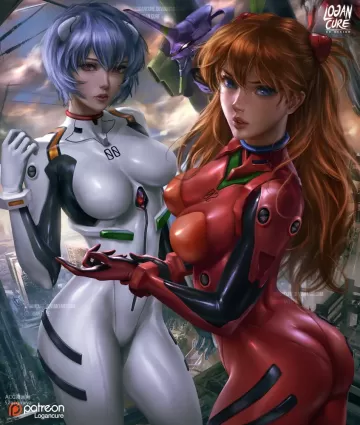 asuka langley(アスカ・ラングレー) asuka langley sohryu(惣流・アスカ・ラングレー) ayanami rei(綾波レイ) eva 01(エヴァンゲリオン初号機)|neon genesis evangelion(新世紀エヴァンゲリオン)|