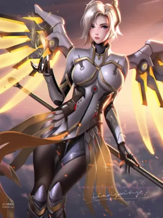 mercy(マーシー（オーバーウォッチ）)|overwatch(オーバーウォッチ)|liang xing(梁星)