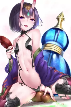 shuten douji(酒呑童子（Ｆａｔｅ）)|fate(フェイト・シリーズ) fate/grand order(Ｆａｔｅ／Ｇｒａｎｄ　Ｏｒｄｅｒ)|nironiro(にろ)