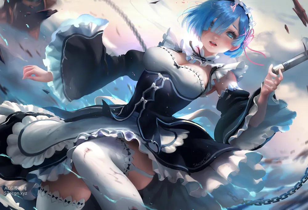 rem(レム（Ｒｅ：ゼロ）) emilia(エミリア（Ｒｅ：ゼロ）) ram(ラム（Ｒｅ：ゼロ）)|re:zero kara hajimeru isekai seikatsu(Ｒｅ：ゼロから始める異世界生活)|sakimichan(咲美ちゃん)