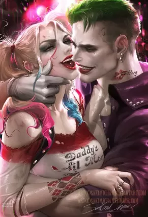 harley quinn(ハーレイ・クイン) the joker(ザ・ジョーカー)|batman(バットマン（シリーズ）) suicide squad(スーサイド・スクワッド) dc extended universe(ＤＣエクステンデッド・ユニバース)|sakimichan(咲美ちゃん)