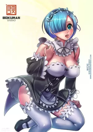 rem(レム（Ｒｅ：ゼロ）)|re:zero kara hajimeru isekai seikatsu(Ｒｅ：ゼロから始める異世界生活)|bokuman(ボクマン)