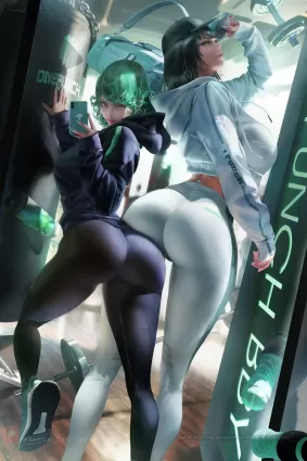 tatsumaki(タツマキ（ワンパンマン）) fubuki(フブキ（ワンパンマン）)|one-punch man(ワンパンマン)|sakimichan(咲美ちゃん)