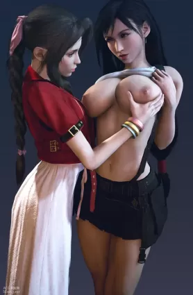 tifa lockhart(ティファ・ロックハート) aerith gainsborough(エアリス・ゲインズブール)|final fantasy(ファイナルファンタジー) final fantasy vii(ファイナルファンタジーＶＩＩ)|