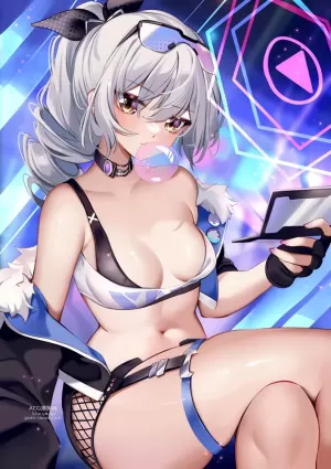 squchan, guns girlz (series), honkai: star rail, silver wolf (honkai: star rail)