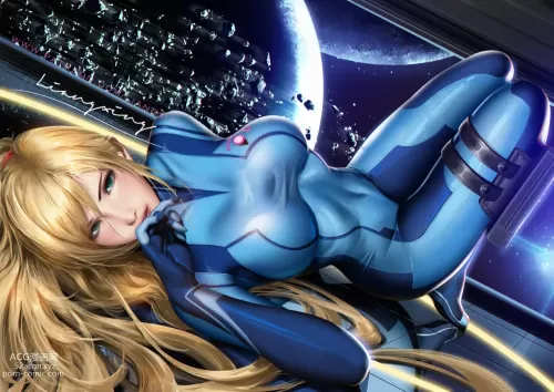 metroid,metroid: zero mission samus aran,zero suit samus doujin pictures by liang xing about blue_bodysuit(青いボディスーツ) planet(惑星) rock(ロック)