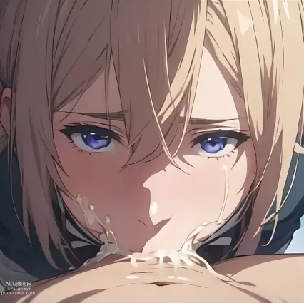 AI created violet evergarden violet evergarden porn pictures about looking_at_viewer(カメラ目線) semen_string(ザーメンの糸)