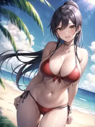 AI generated idolmaster,the idolm@ster: shiny colors shirase sakuya porn pictures by german potato about bikini(ビキニ) blush(赤面)