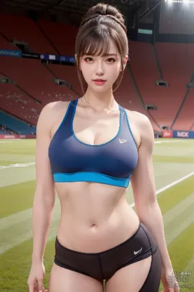 女選手 Athlet-2