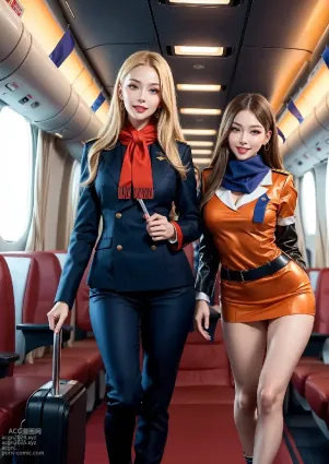 Russia Airline Stewardess