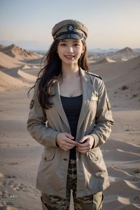 No134 Military lady_extra
