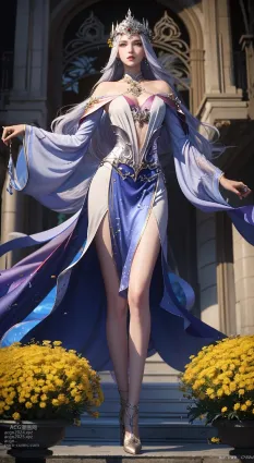 菊花美女