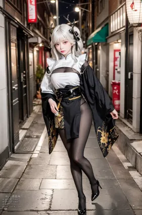 Blanc White Rabbit Outfit