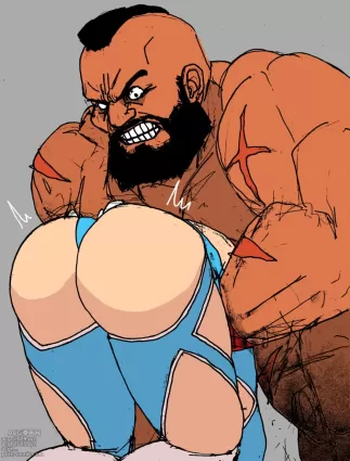 Zangief VS. Rainbow Mika