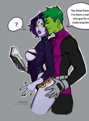 Raven and Beast Boy (Teen Titans)